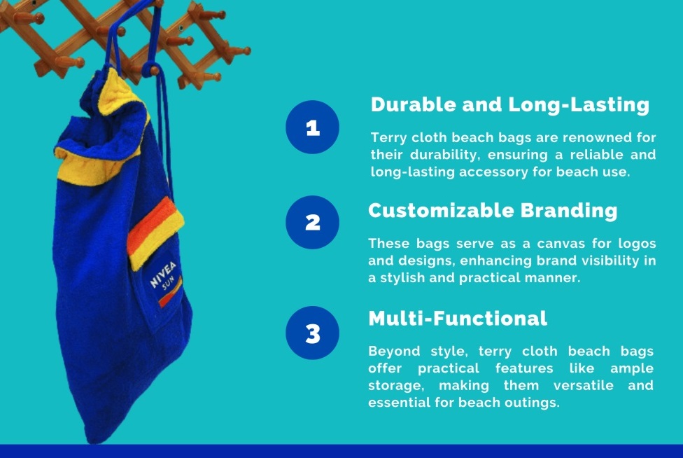 custom terry cotton beach bags, including custom terry cotton beach bags, and personalized terry beach totes, have become the go-to choice for those seeking a durable, customizable, and multi-functional beach companion.
