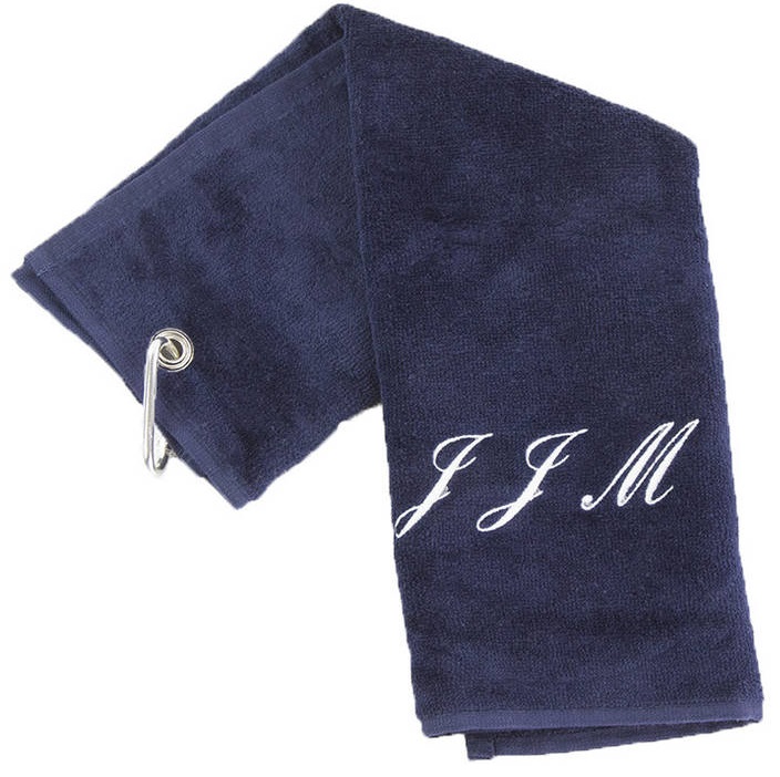 Tri-fold golf towels are a specific type of golf towel designed with a unique folding pattern that divides the towel into three equal sections, hence the name 