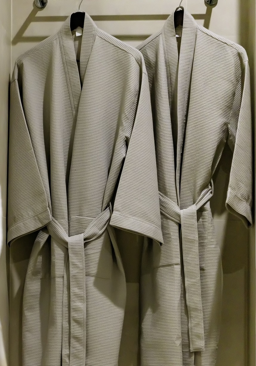 custom waffle kimono bathrobes